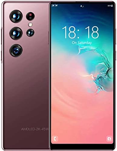 Tozsen 4G Unlocked Cell Phone | 4G+256GB Dual Sim Smartphone | Phones Unlocked with 6.8inch Waterdrop Screen | Android Phone 24+48 MP | 5000mAh | Fingerprint Lock & Face ID | US Version(Gold)