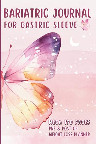 Bariatric Journal for Gastric Sleeve: Mega 150 Page Pre & Post Op Food & Weight Loss Planner. Must Have Gift for Men & Women after Gastric Bypass Surgery.