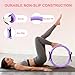 BYYNNE Home Pilates Kit for Women - 14 Pcs Pilates Equipment Set with Pilates Ring and Ball, 5 Resistance Bands Etc Accessories for Beginners Home Workouts - Includes Workout Guide (Purple)