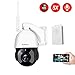 Produktbild PTZ IP Kamera Outdoor, Jennov HD 1080P WLAN Überwachungskamera 5X Optischer Zoom CCTV Zwei-Wege-Audio IP66Waterproof Bewegungsmelder Unterstützung von 64GB SD Karten