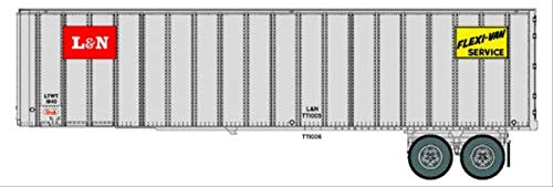 Walthers SceneMaster 2602 Flexi-Van 40' Trailer 2-Pack - Louisville & Nashville (Logo and Flexi-Van placards, end Doors)