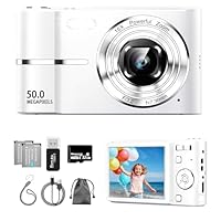 Amazon | デジカメ【FHD動画撮影、5000万画素】デジタルカメラ 32GB