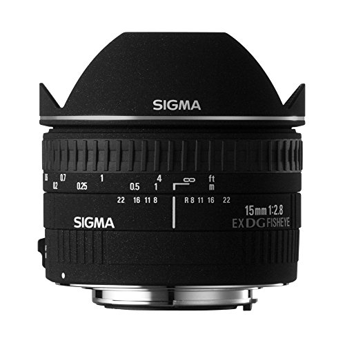Sigma 15mm f/2.8 EX DG Diagonal Fisheye Lens for Canon SLR Cameras (Renewed)