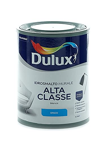 Dulux Alta Classe Smalto Murale all'Acqua per Interni, Ottimo Camere e Soggiorni, 1 Litro, Opaco, 1L