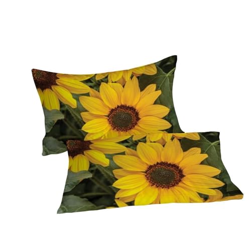 Housse de couette plantes imprimé 3D en microfibre anti-plis à fermeture éclair - 7