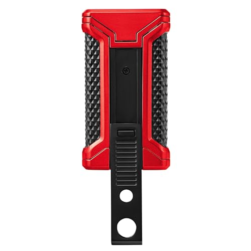 Encendedor Colibri Ascari Triple Jet Torch Metal Rojo Negro miniatura 5