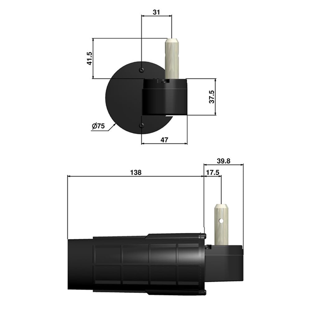 Motorisation pour volet 2 battants SLID'UP URANUS filaire - gond Ø 12 mm