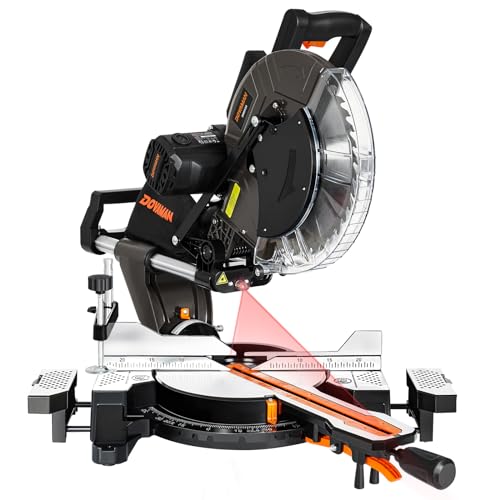 DOVAMAN 12-Inch Dual-Bevel Miter Saw,...