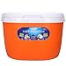 Duże izolowane pudełko chłodzące 28 litrów - Camping Beach Picnic Food - 49x38x33 Cm - Lunch Cooler Box - Orange