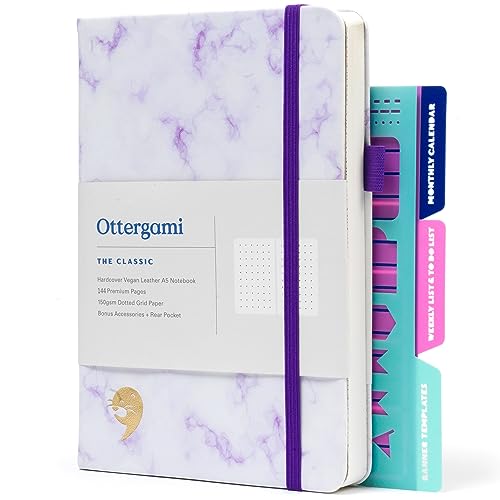 TULPE Punktraster Notizbuch A5 „C089 Frühlingsblumen“ – Softcover, Punktiertes Papier Für Bullet Journal & Skizzen