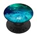 Space Nebula Galaxy Aqua Blue - PopSockets Grip and Stand for Phones and Tablets