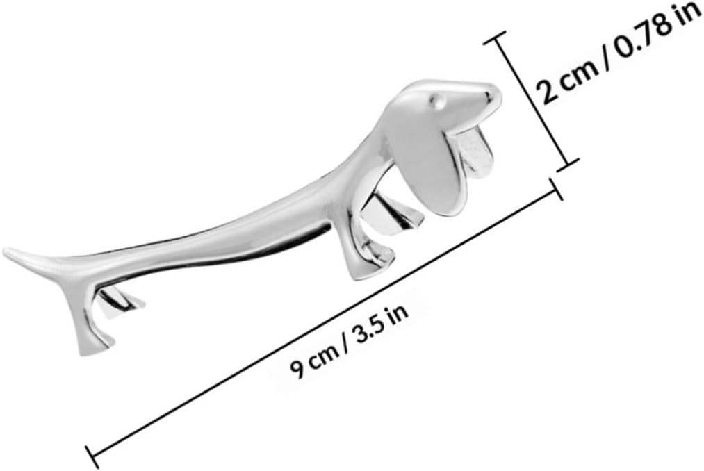 6pcs Metal Dog Chopstick Rest Rack, Zinc Alloy Cutlery Organizer