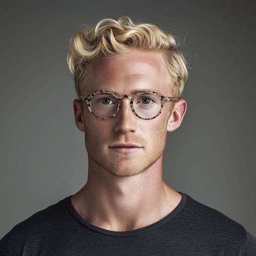 Image of LONDON MOLE Graduate blue light glasses | Round panto-style blue blockers | Anti-eyestrain | Unisex | Spring Hinges