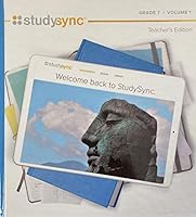 StudySync, Teacher's Edition, Grade 7 Volume 1, c. 2020 9781949739244, 1949739244 1949739244 Book Cover