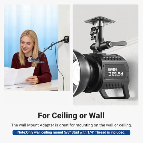 NEEWER Photography Photo Studio Video Wall Ceiling Mount 5/8" Stud by NEEWER - Image 3