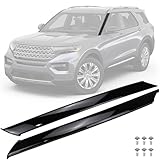 DIMEANI Windshield Trim Pillar Molding Trim Compatible with Ford Explorer 2020 2021 2022 2023 2024 2025 Driver Side Passenger Side Left Right Replace LB5Z-7803144-AA LB5Z-7803145-AA