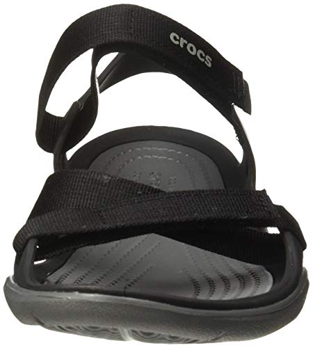 Image of crocs Women's Black Fashion Sandals-4 UK (W6) (204804-001)