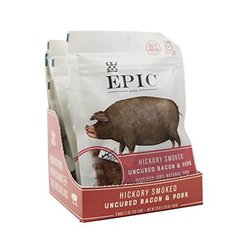 Epic Jerky Bites, Bacon and Sea Salt, 8 Count