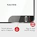 Salter 1079 WHDR Tablero de Cocina Digital con aquatronic, 15 Kg, Negro/Blanco,...