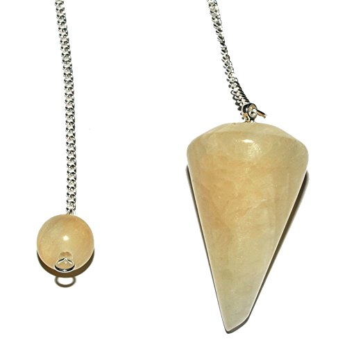 Lapis Vitalis Pendulum with Instructions, Calcite, in Plastic Case, 1 Pack (1 x 14 g)