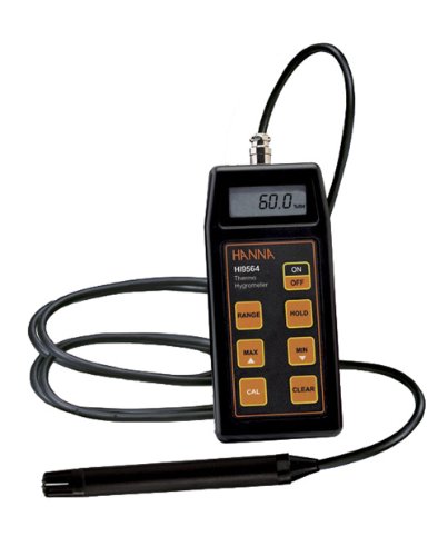 Thermo-hygromètre portable HI 70602 pour inspecter les conduits étroits avec sonde 1m
