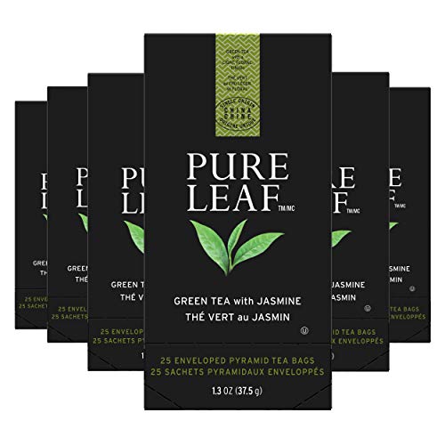 Pure leaf green with jasmine enveloped hot tea bags sin…