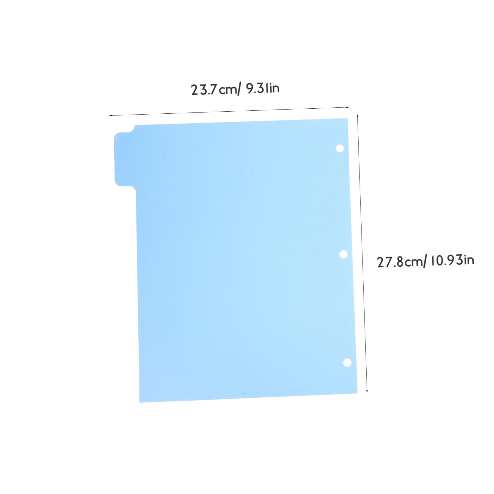 NUOBESTY 20 Pezzi Divisori Per Fogli Mobili Linguette Flessibili In Plastica Divisori Per Raccoglitori Leggeri Quaderni Accessori Per Raccoglitori Da Ufficio Linguette