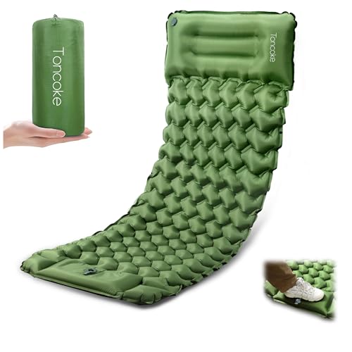 Toncoke Sleeping Pad for Camping, Ultralight Inflatable