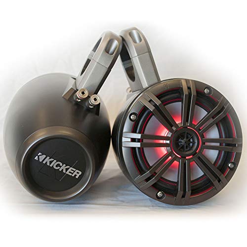 KICKER UTV Bundle: Amplificador y 4 Parlantes LED 6.5" miniatura 3