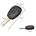 car passion Cover Chiave Guscio Compatibile con Renault Clio Twingo Megane Laguna Kangoo 3 Tasti Telecomando