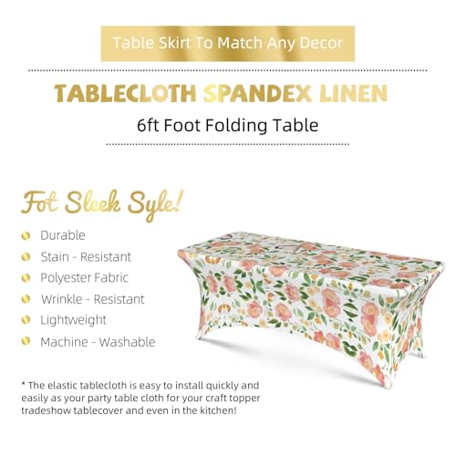 Nappe fleur et oiseau pour repas de famille sur table 1,8m - 6