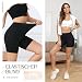 IceReco 3er Pack Radlerhose Damen Kurz für Kleid Kurze Leggins Unter Kleid Boxershorts Leggings Sporthose Schwarz Weiß Beige Hautfarbene Laufhose Reibungslos Tennishose Outdoor Biker Fahrradhose S
