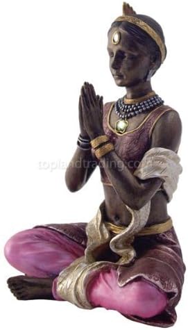 King Tut's Secret Yoga Lotus Pose Figurine Statue w/ Instructions and Descriptions