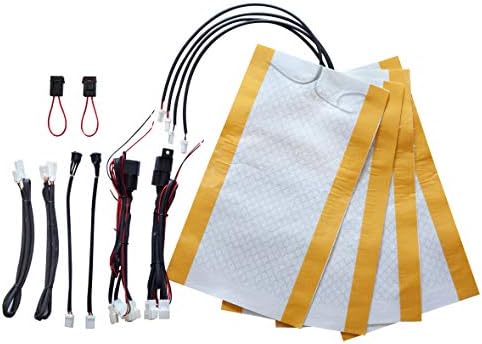 Amazon Kbd プレミアムシートヒーターキット 高 低スイッチ設定 高速ウォームアップ 2シート シートカバー 車 バイク Amazon Kbd プレミアムシートヒーターキット 高 低スイッチ設定 高速ウォームアップ 2シート シートカバー 車 バイク