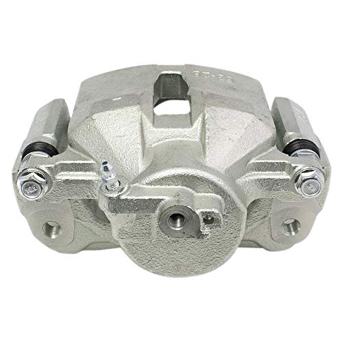 Image of TRQ Front Brake Caliper Set Zinc Coated Brackets Hardware Compatible with 2002-2006 Toyota Camry