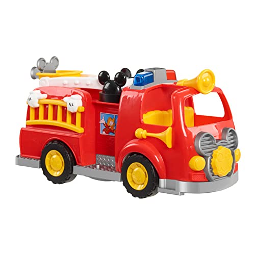 Mickey 38551 Disney’S Mickey Mouse Mickey’S Fire Engine, Figure And Vehicle Playset, Lights And Sounds, Officially Licensed Kids Toys thumb #3