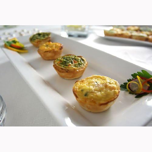 Cuisine Innovations Assorted Quiche - 100 per case.