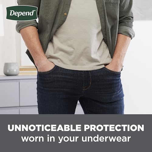 Image of Depend Incontinence /Bladder Control Shields, Pads for Men, Light Absorbency, 174 Count (3 Packs of 58) (Packaging May Vary)