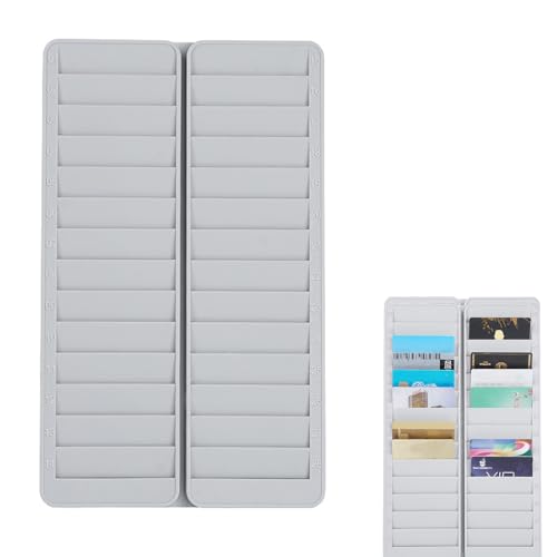 Titular De Tarjetas De Tiempo, Soporte De Pared Soporte Para Tarjetas, Soporte De Archivo De Pared, 28 Ranuras Para Tarjetas,Hogar, Almacenamiento De Tarjetas De Habitación, Tarjetas De Identificación