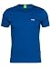 Hugo Boss Green Tee Short Sleeve Crew Neck Logo Tshirt True Blue MEDIUM