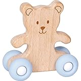 Die Spiegelburg 15821 Schiebe-Teddy aus Holz BabyGlück