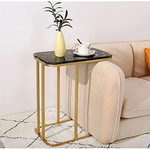 Side Table/End Table,Marble Slate countertops Living Room Sofa Small Family Living Room Tv Small Corner Coffee Table