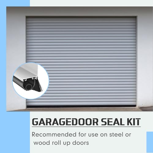 Zonon Garage Door Bottom Seal U and O Shape, 16.5 ft with 5 Brush Strips by Zonon - Used condition - Image 5