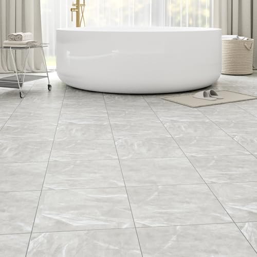 40 Pack Cover 40 Sq.Ft Peel and Stick Floor Tiles,