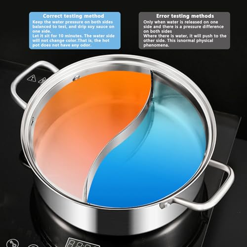 Olla Hot Pot Shabu Shabu Acero Inoxidable 30cm miniatura 7