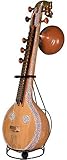 HEAVY METAL FOLDING FLOOR STAND FOR INDIAN SITAR, SARASWATI VEENA, TANPURA. SELF-STANDING SELF-SUPPORTING