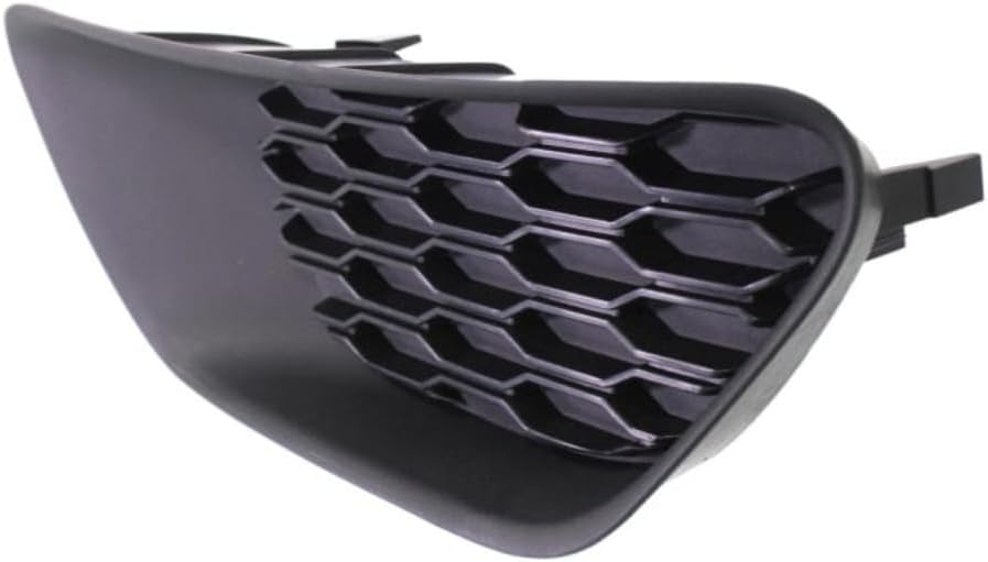 KarParts360 For Dodge Grand Caravan Fog Light Cover 2011-2019 Driver and Passenger Side Pair/Set | Grille Bezel | Bumper Cover | Black | CH1038129 + CH1039129 | 68100709AA + 68100708AA