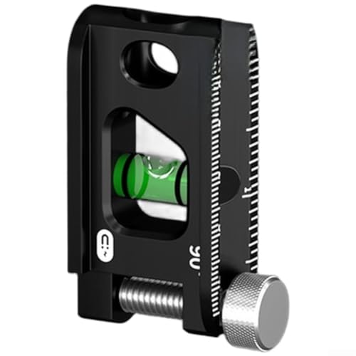 Image of Solid Aluminum Magnetic Level Tool With High Accuracy 16ths Markings And Multi Angle Vials For 30 45 90 Degree Measurement On Pipes Metal Surfaces Black Finish For Woodworking Construction Tasks(A)
