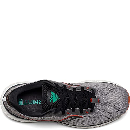 Saucony Men's Triumph 19 Running Shoe, Alloy/Fire, 9.5 #TOP2