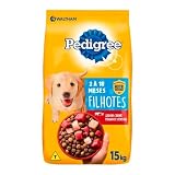 Ração Pedigree Carne Frango e Cereais Cães Filhotes 15 kg